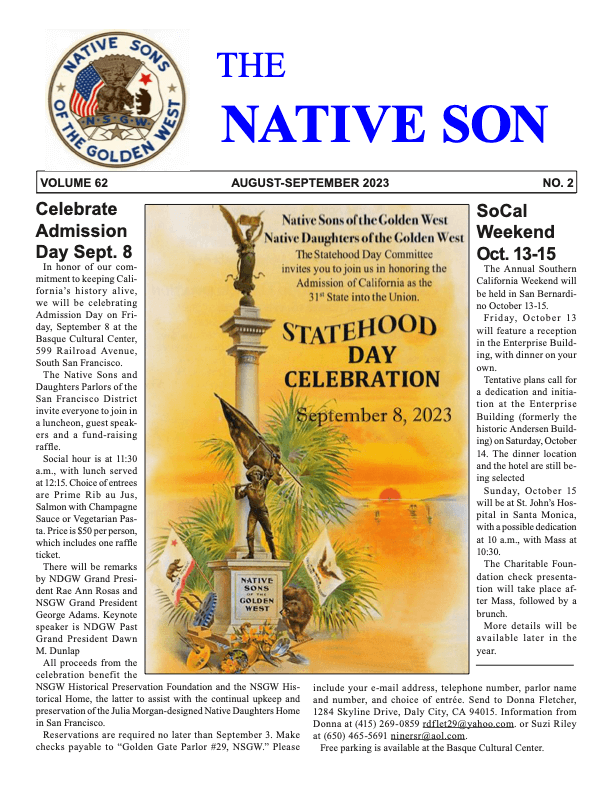The Native Son August-September 2023